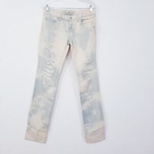 J Brand The Thrasher Tie Dye Pencil Leg Jeans